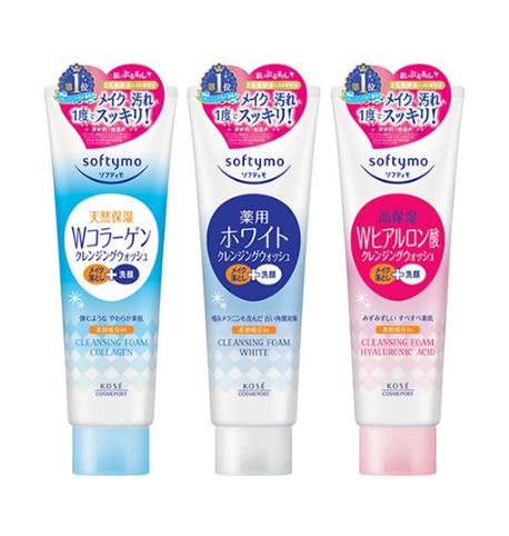 Sữa rửa mặt Kose Softymo White Nhật Bản