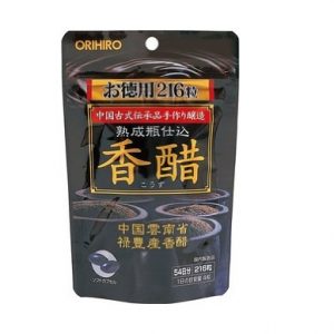 Dấm đen hỗ trợ giảm cân orihiro nhật bản dạng viên