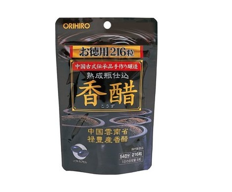 Dấm đen hỗ trợ giảm cân orihiro nhật bản dạng viên