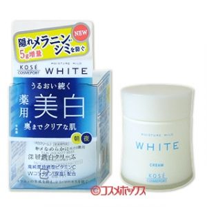 Kem dưỡng trắng da Kose Moisture Mild White Cream - Ảnh 3
