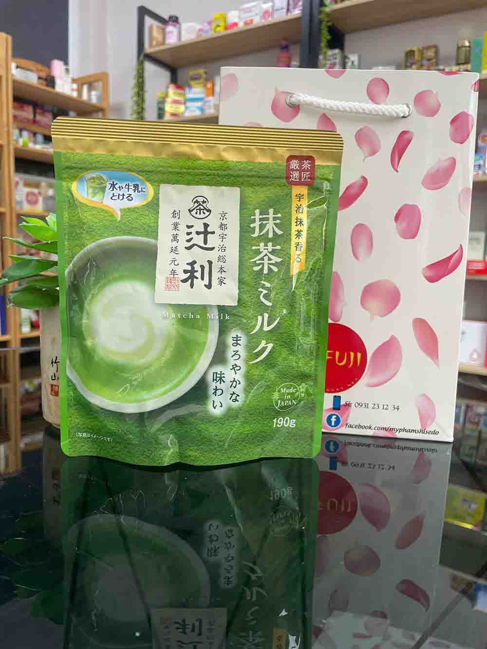 Bột sữa trà xanh Kataoka Matcha Milk Nhật Bản