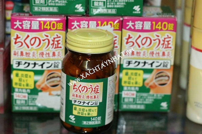 Viên uống hỗ trợ viêm xoang Chikunain Nhật Bản 224 viên - Ảnh 5