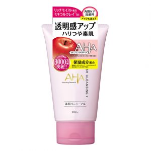 AHA Wash Cleansing R (màu hồng): nếu da khô lão hóa thì nên chọn loại này