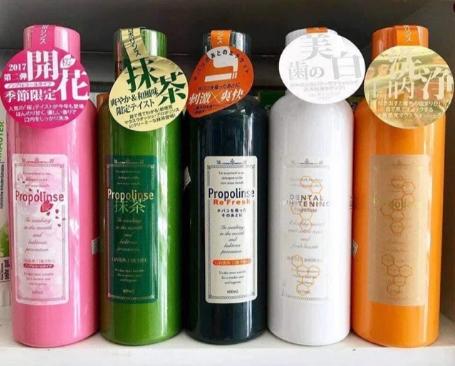 Nước súc miệng Propolinse Nhật Bản (vàng, xanh, hồng, trắng...)