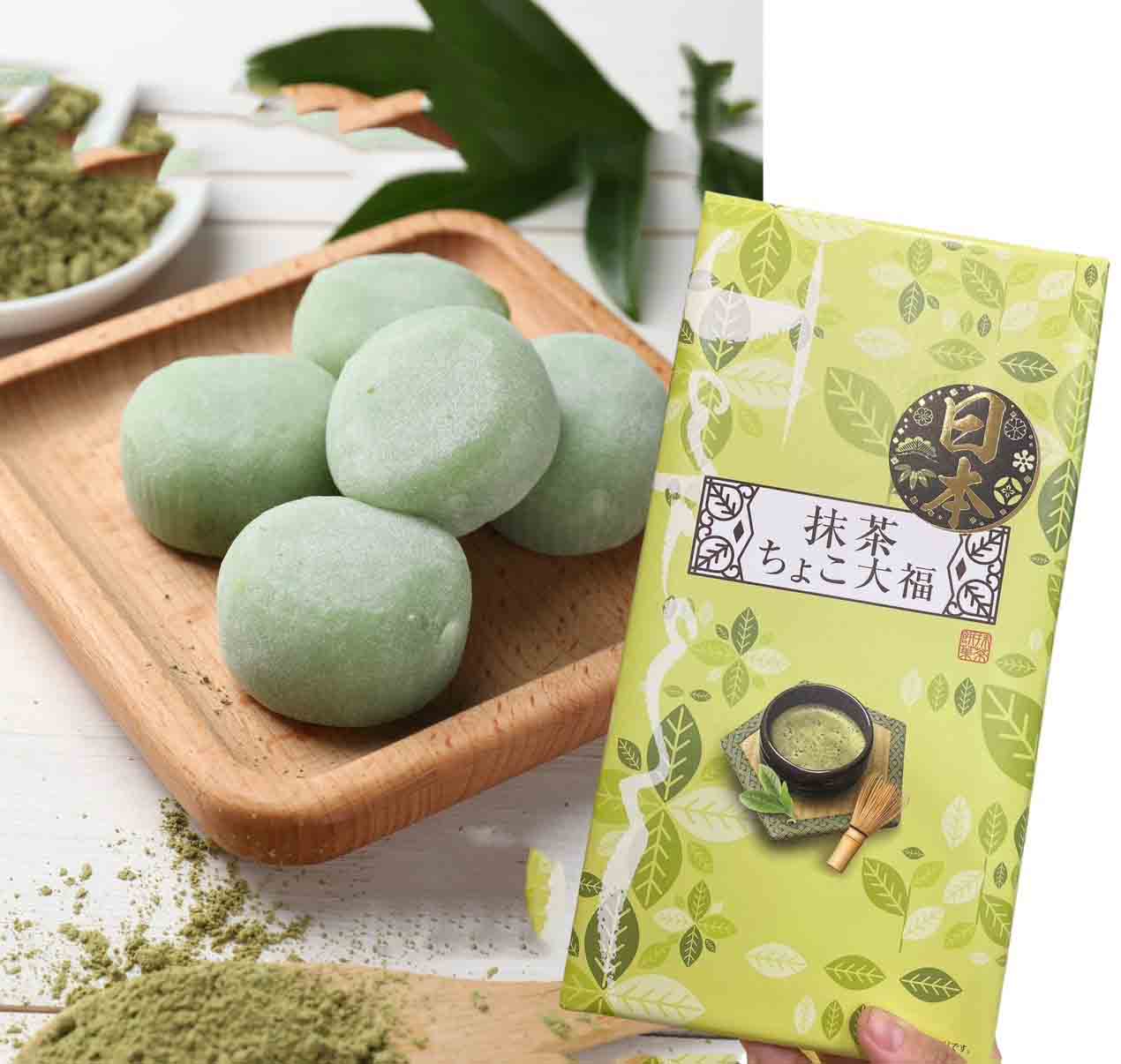 Bánh Mochi Nhật Bản matcha
