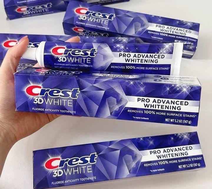 Kem đánh răng Crest 3D White Advanced Whitening Mỹ