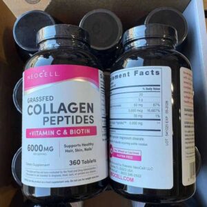 Viên uống Collagen Neocell 360 viên Vitamin C & Biotin Mỹ mẫu mới