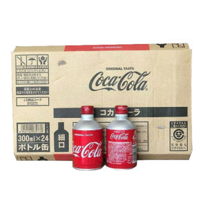Thùng Coca Nhật Bản Nắp Vặn Chai Nhôm 24 chai x 300ml