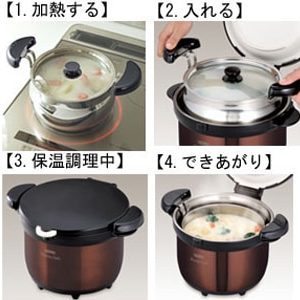 Nồi ủ Thermos 4.5L chân không nội địa Nhật Bản - Ảnh 2
