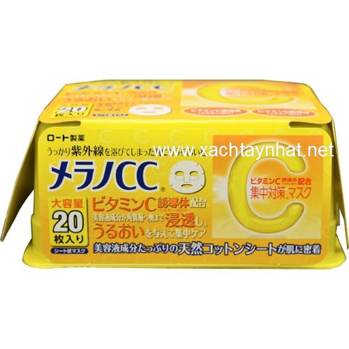 Mặt nạ CC Melano vitamin C làm trắng trị thâm nám