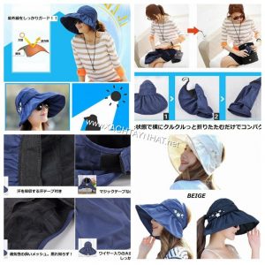 Mũ chống nắng Nhật Bản, Các kiểu nón chống nắng tia UV đẹp - Ảnh 3