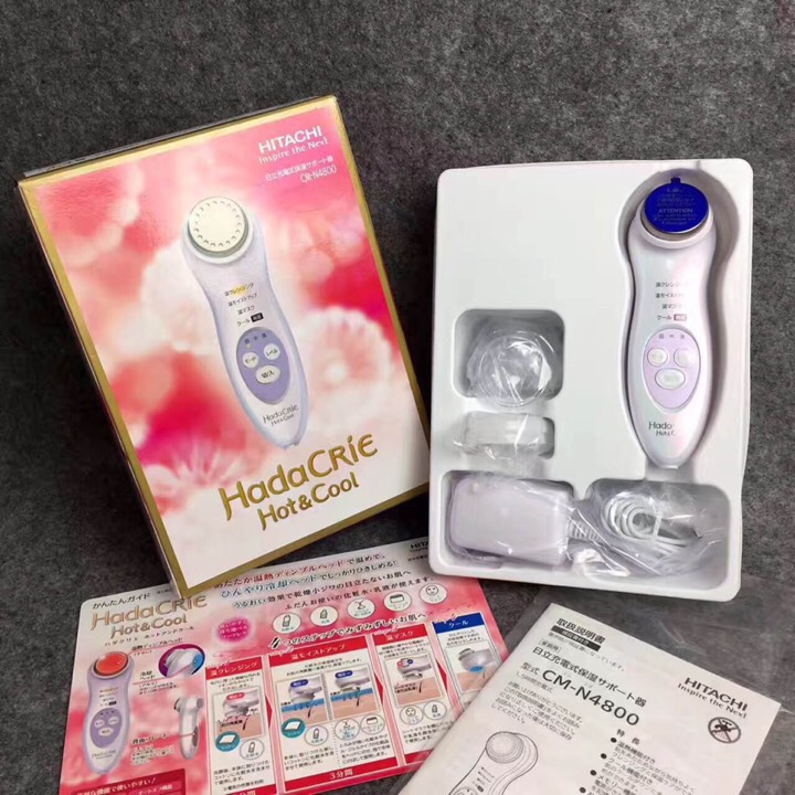 Máy massage mặt Hadacrie N4800 Hitachi Nhật Bản - Ảnh 4