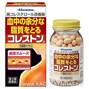 Viên uống hỗ trợ giảm mỡ máu Hisamitsu 168 viên