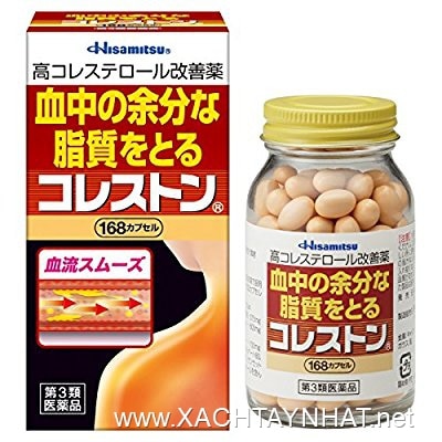 Viên uống hỗ trợ giảm mỡ máu Hisamitsu 168 viên