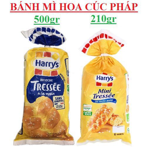 Bánh mì hoa cúc Pháp Harrys Brioche có mấy loại?