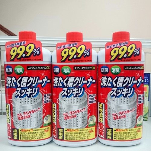 Nước tẩy vệ sinh lồng giặt Nhật Bản - Ảnh 3
