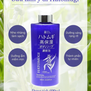 sua tam y di hatomugi mau xanh 600ml