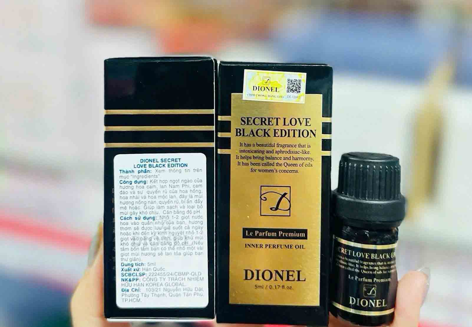 Nước hoa vùng kín Dionel Secret Love Hàn Quốc