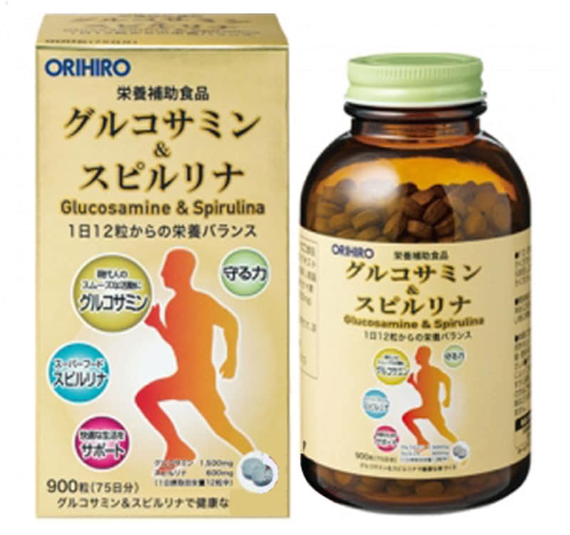 Tảo Glucosamine & Spirulina Orihiro