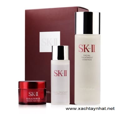 Bộ 3 sk ii mini xài thử, set kit 3 món skii sample