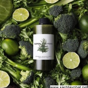 Sữa rửa mặt rau củ thải độc Super Vegitoks Cleanser - Ảnh 2