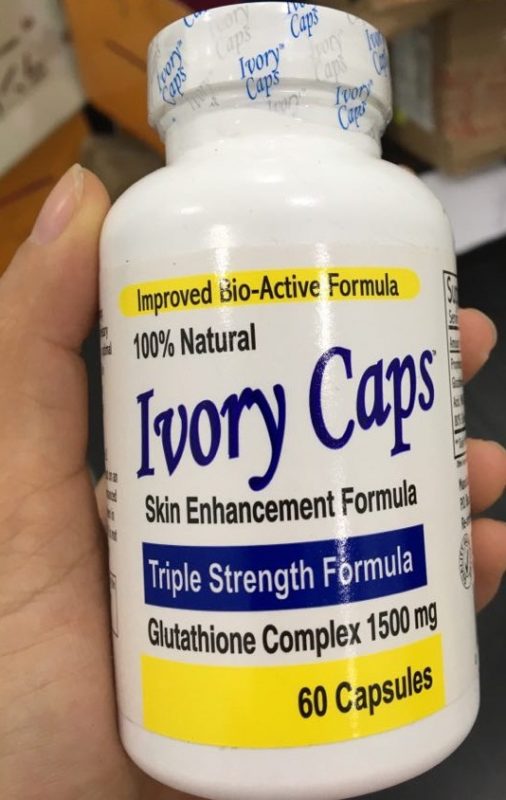 Viên uống trắng da Ivory Caps 60 viên của Mỹ - Ảnh 3