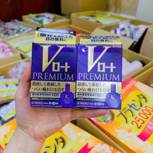 Nhỏ mắt Rohto V Premium xanh dương
