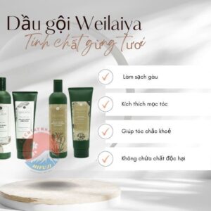 Bộ dầu gội xã gừng Weilaiya