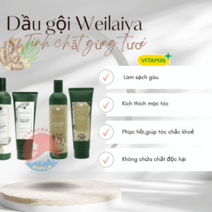 Bộ dầu gội Weilaiya tinh chất gừng tươi - Ảnh 2
