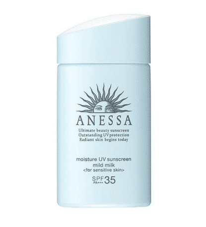 Sữa chống nắng Anessa cho da nhạy cảm Anessa Perfect UV Sunscreen Mild Milk - Ảnh 4