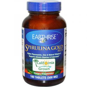 Tảo mặt trời hỗ trợ tăng cân Spirulina Gold Plus 360 viên