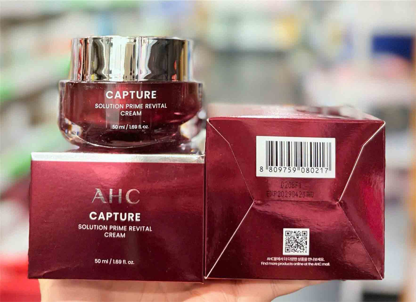 Kem dưỡng AHC Capture đỏ