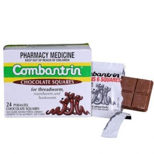 tẩy giun Combantrin Chocolate squares