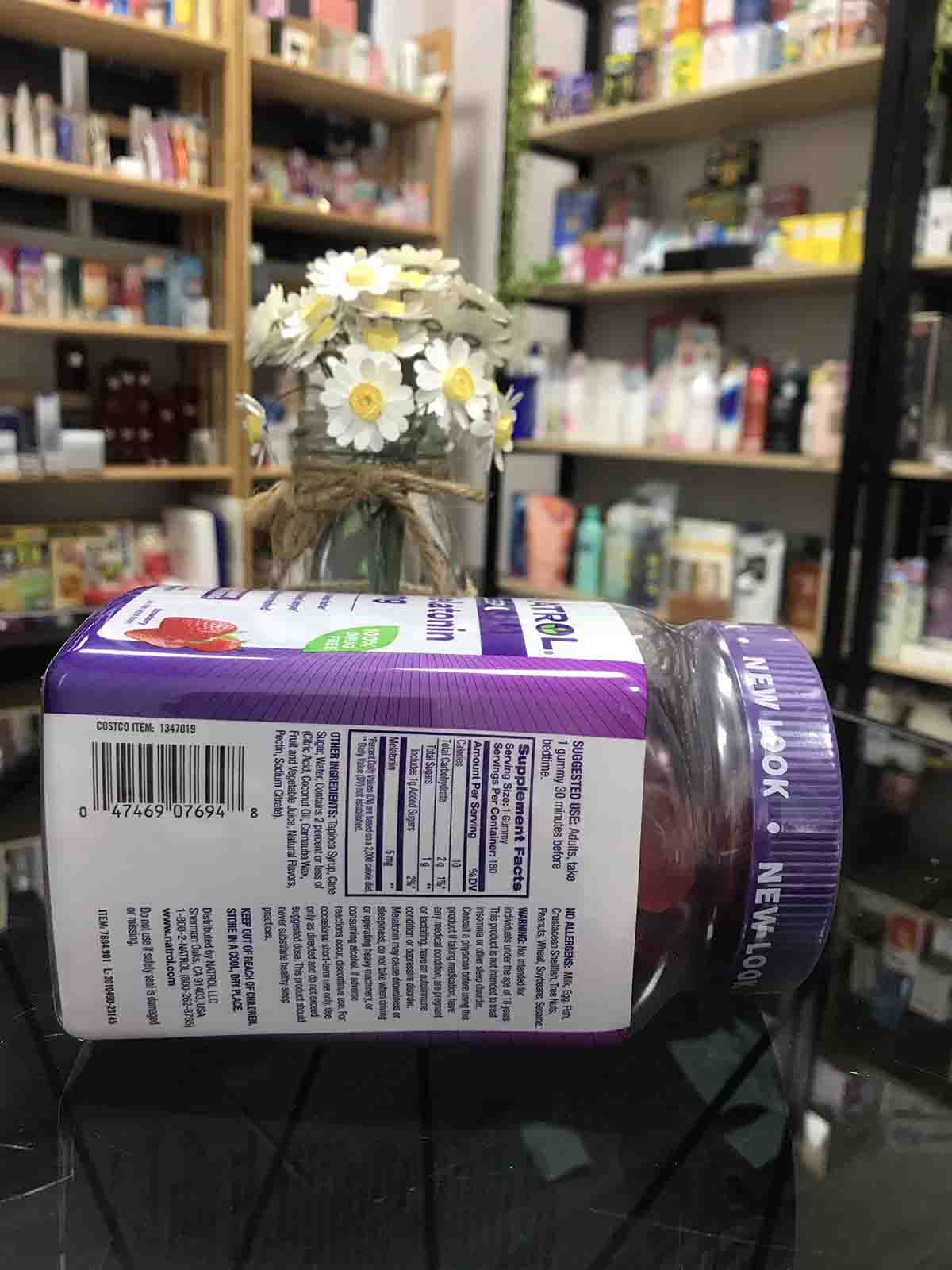 Kẹo ngủ ngon Natrol Gummies Melatonin 5mg 180v