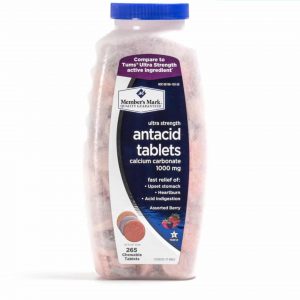 Kẹo nhai trị đau bao tử của Mỹ Antacid Tablets