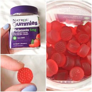Kẹo ngủ Natrol Gummies của Mỹ