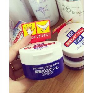 Cách sử dụng kem trị nứt gót chân - ngón tay Shiseido Urea.