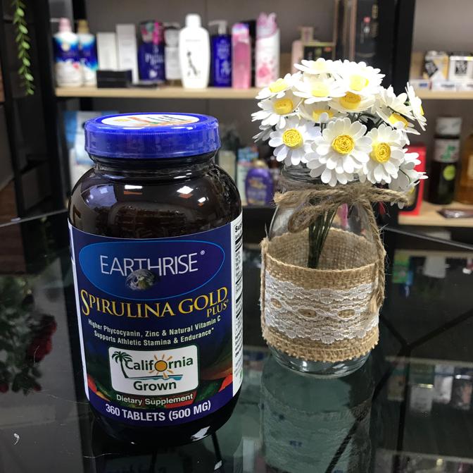 Tảo mặt trời hỗ trợ tăng cân Spirulina Gold Plus 360 viên - Ảnh 2