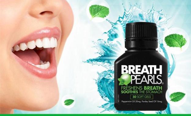 Thành phần của viên uống thơm miệng Breath Pearls