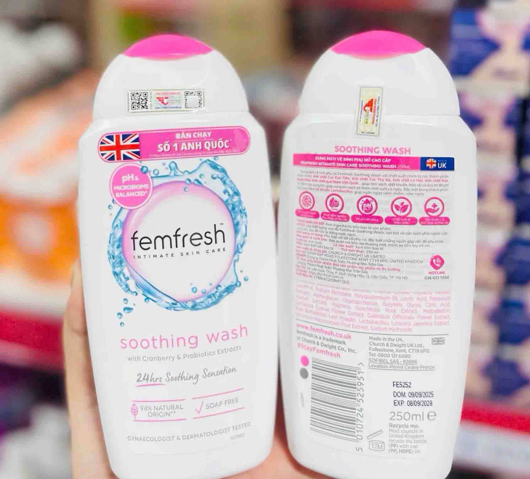 Dung dịch vệ sinh Femfresh hồng