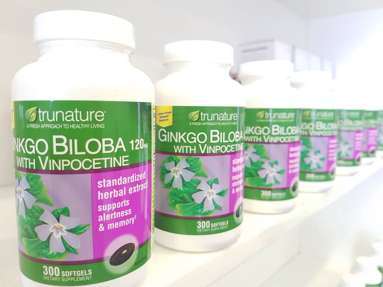 Viên uống Ginkgo Biloba 120mg Trunature - Ảnh 2