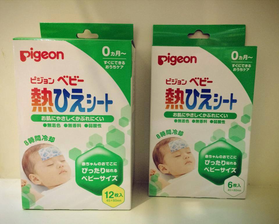 Miếng dán hạ sốt Pigeon có mấy loại?