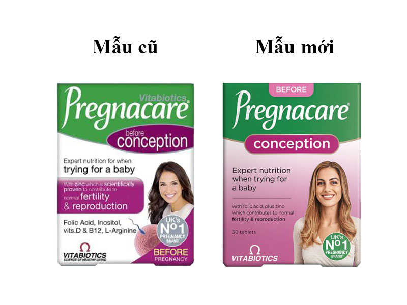 Pregnacare Before Conception For Her mẫu mới