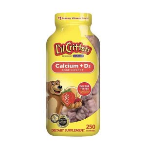 Kẹo dẻo bổ xung Canxi L'il Critters Calcium Gummy Bears With Vitamin D
