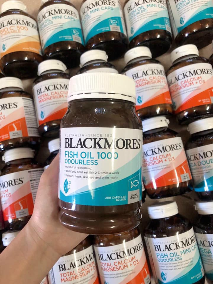 Dầu cá Blackmores Fish Oil 1000mg 400 viên - Ảnh 4