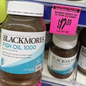 Dầu cá Blackmores Fish Oil 1000mg 400 viên - Ảnh 2