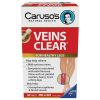 Viên uống hỗ trợ suy giãn tĩnh mạch Caruso's Veins Clear 60 viên của Úc