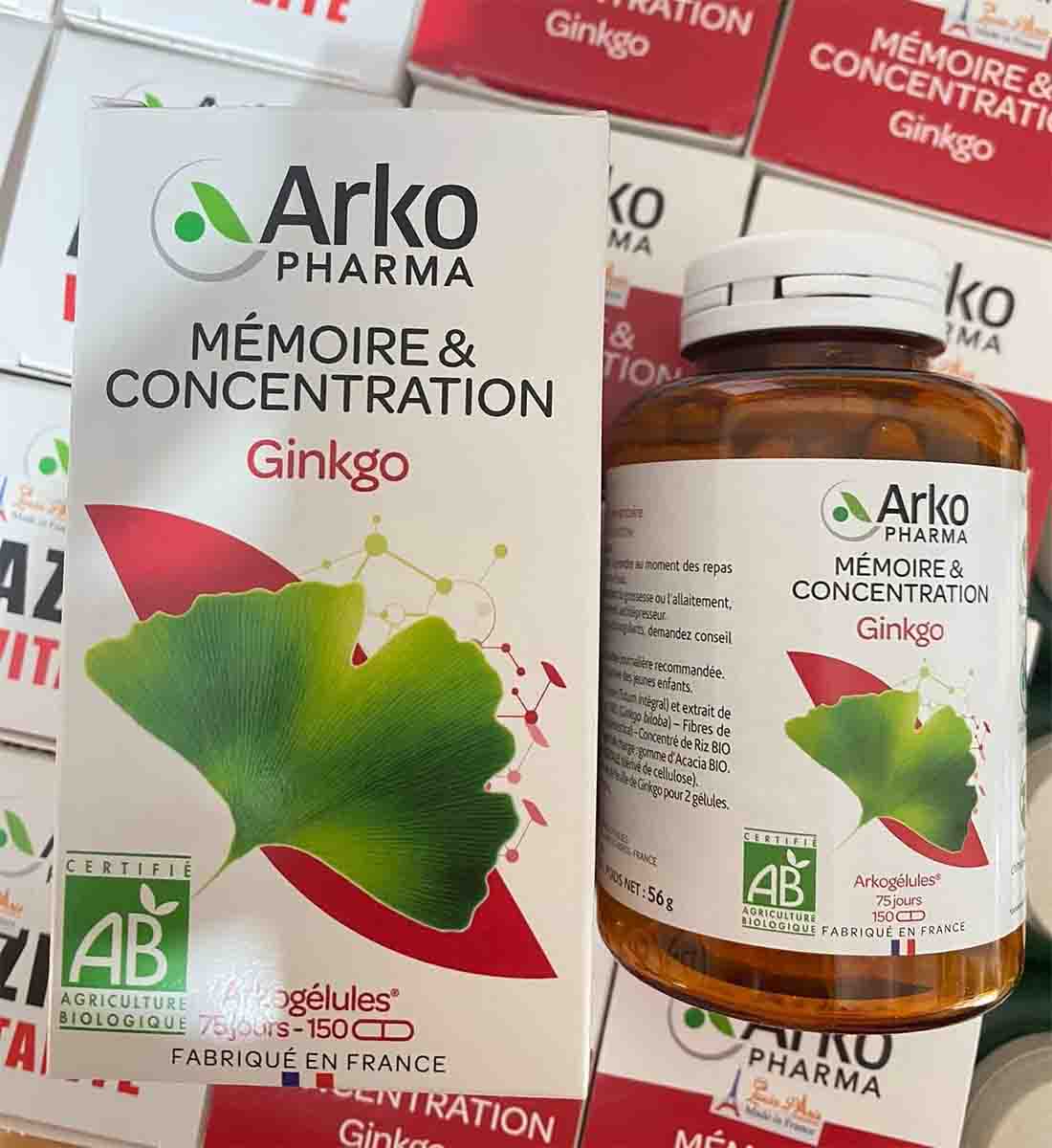 Ginkgo Arkopharma 150 viên Pháp