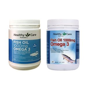 Dầu cá Healthy Care Fish Oil Omega-3 1000mg