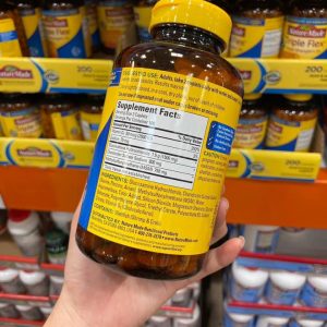 Thành phần của viên bổ khớp Triple Flex Triple Strength Vitamin D3 của Nature Made